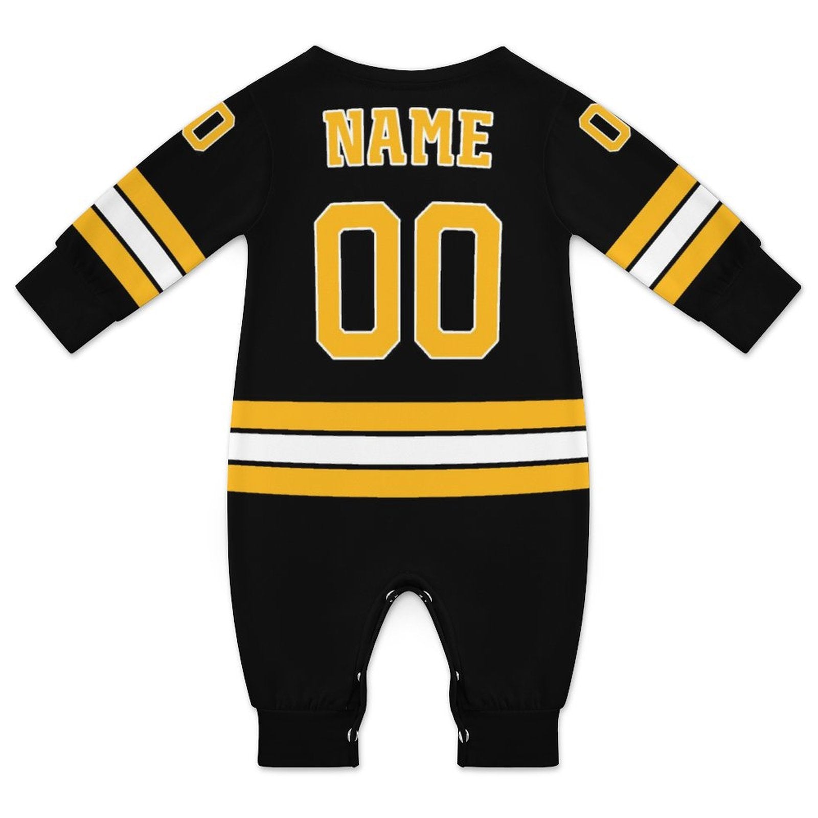 Boston Hockey Baby Jumpsuit