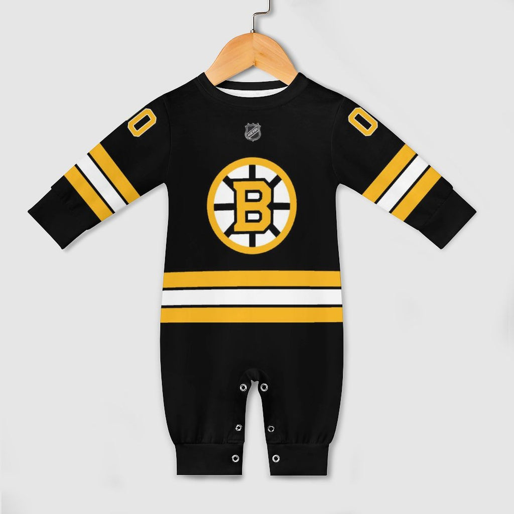 Boston Hockey Baby Jumpsuit